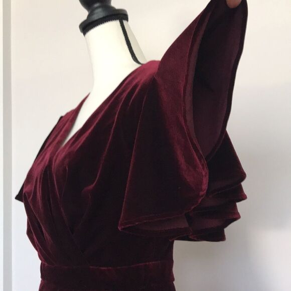 BHLDN Dover  Velvet Dress size 4 - Picture 12 of 16